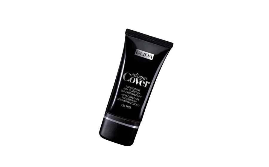 PUPA MILANO Extreme Cover Foundation - 020 Fair Beige, Full Coverage Liquid Makeup, Long-Lasting Matte Finish