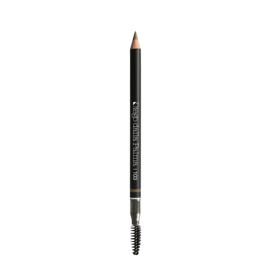 DIEGO DALLA PALMA Waterproof Eyebrow Pencil - Light Grey, Long-Lasting Smudge-Proof Makeup
