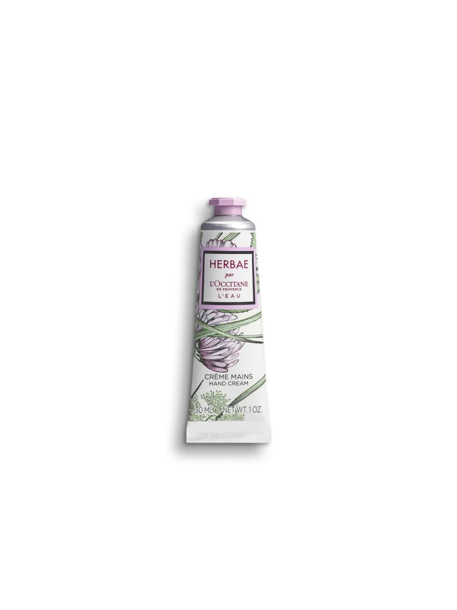 L'OCCITANE Herbae L'Eau Hydrating Transparent Hand Cream 30ml for Soft Skin
