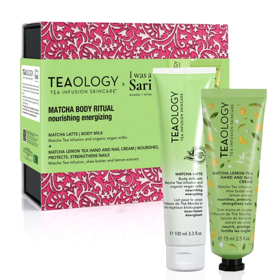 TEAOLOGY Pink Body Firming Ritual Box - Skin Tightening Treatment & Firming Care Set