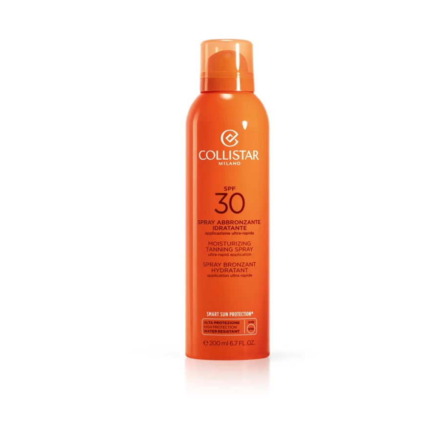 "COLLISTAR Orange Moisturizing Tanning Spray with SPF 30 – Hydrating Sun-Kissed Glow"