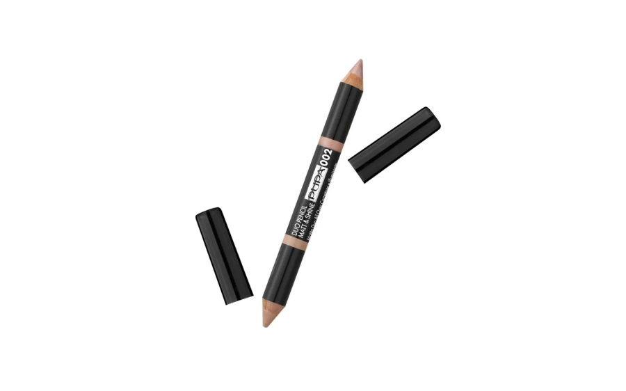 PUPA MILANO Eyebrow Pencil Duo - 002 Matt & Shine Rose for Natural Brows