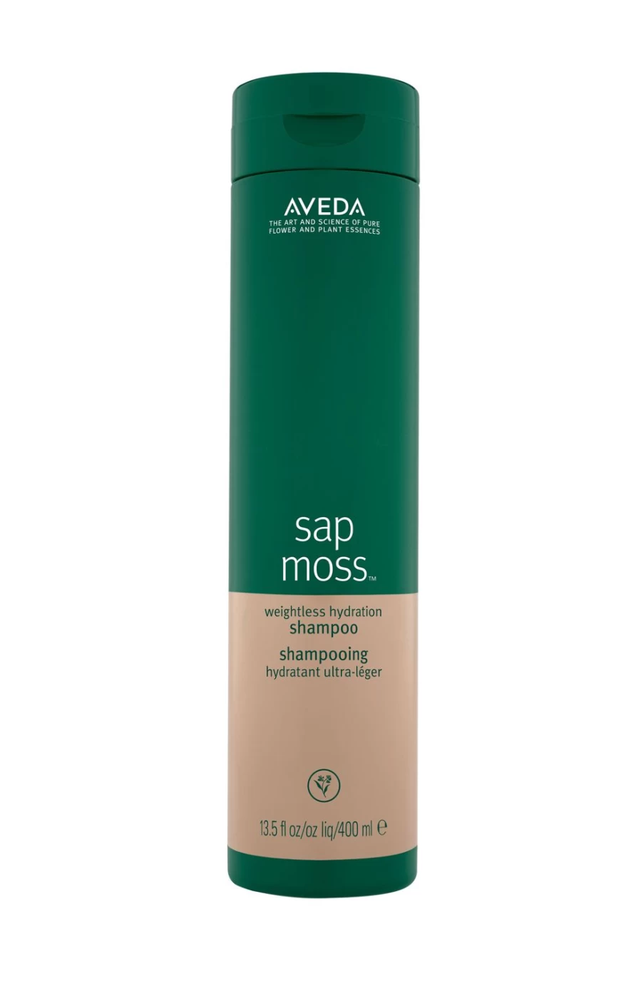 AVEDA Sap Moss Weightless Hydration Shampoo 400ml - Green, Moisturizing & Lightweight for Healthy Hair