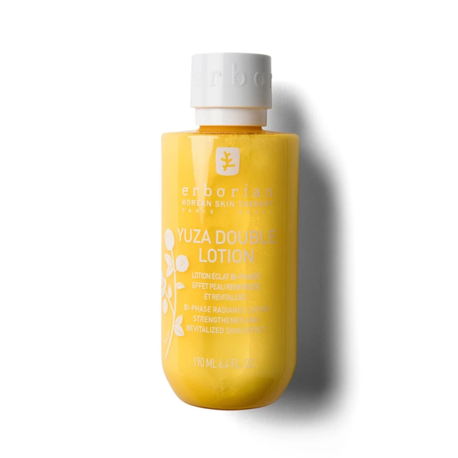 ERBORIAN Yuza Double Lotion - Yellow Gentle Purifying Face Cleanser for Brightening & Hydration
