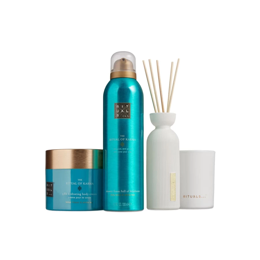 RITUALS Karma Gift Set Large - Luxurious Light Blue Scented Present for Relaxation & Gifting