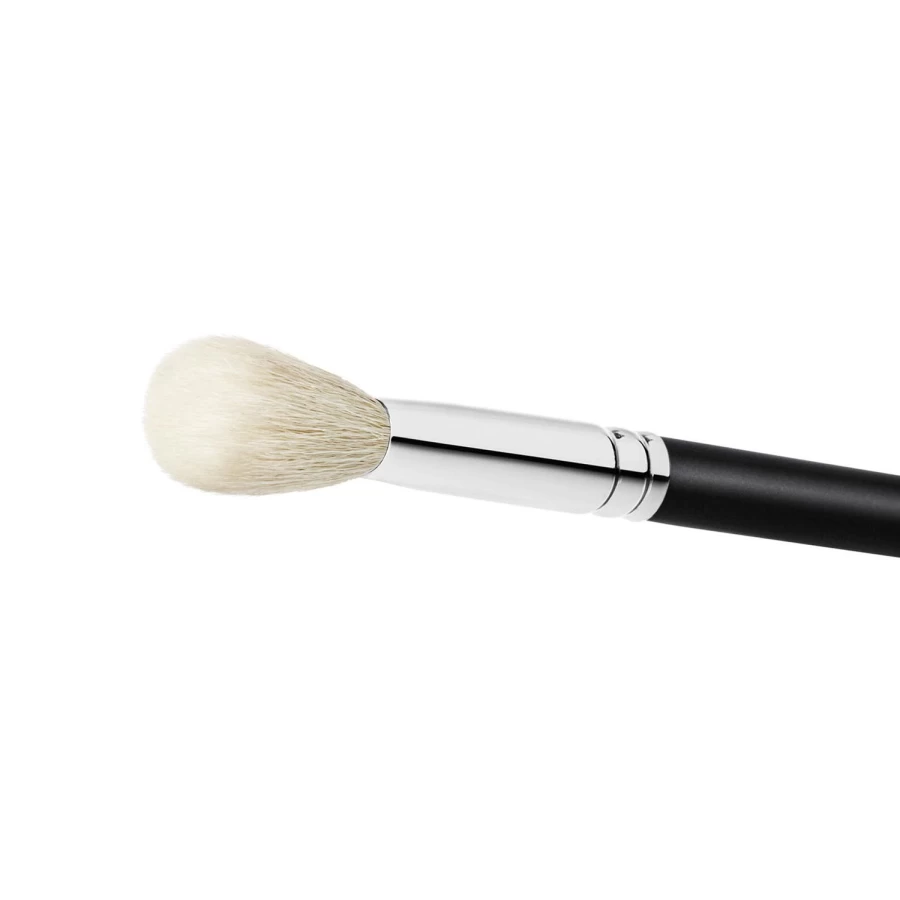 MAC COSMETICS Large Angled Contour Brush 168S - Black Professional Makeup Brush for Blending & Sculpting