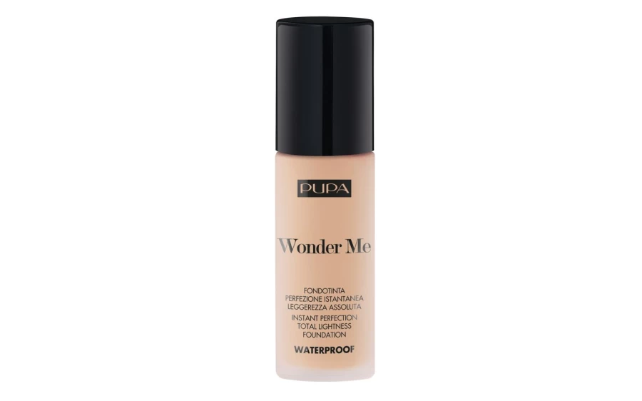 PUPA MILANO Wonder Me Foundation - 020 Light Beige, Flawless Coverage & Hydrating Formula