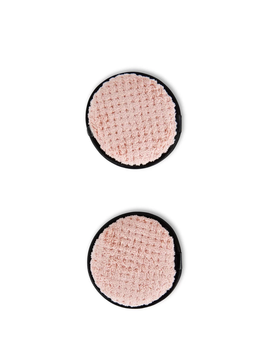 COINCASA Pink Reusable Makeup Remover Pads Set of 2 - Eco-Friendly Makeup Disks