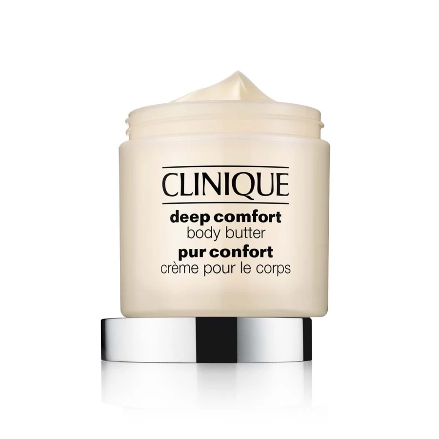 CLINIQUE Deep Comfort Body Butter - Intensive Moisturizing Cream for Dry Skin, 200ml, White