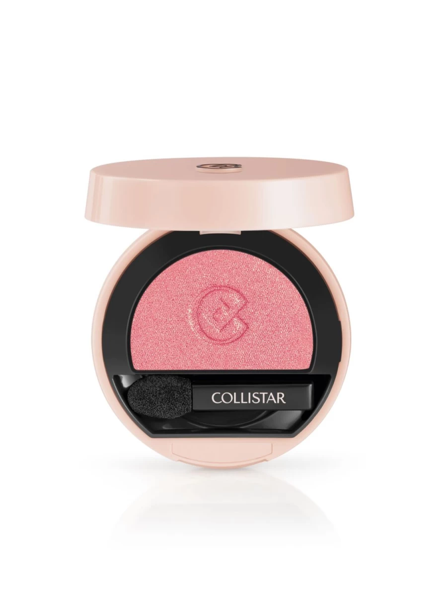COLLISTAR Impeccable Compact Eye Shadow in 230 Baby Rose Satin - Long-Lasting Matte & Shimmer Finish