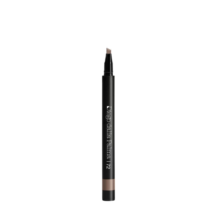 DIEGO DALLA PALMA Eyebrow Pen - Microblading Effect, Long Lasting 24H-72H, Waterproof, Dove Grey, Natural Look, Precision Tip