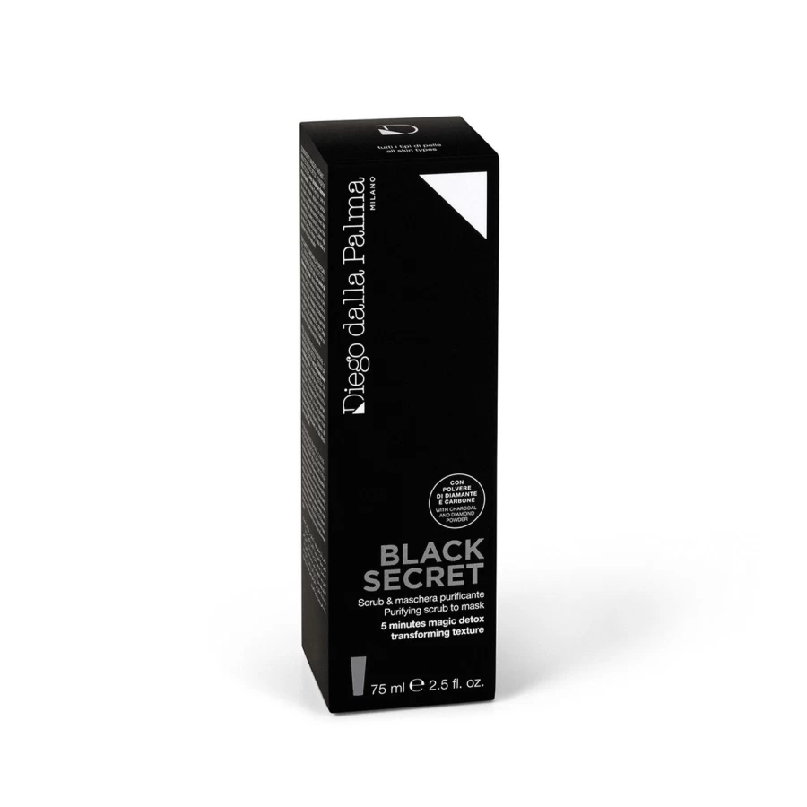 DIEGO DALMA PALMA Secret Black Purifying Scrub & Mask - Deep Cleansing Exfoliator