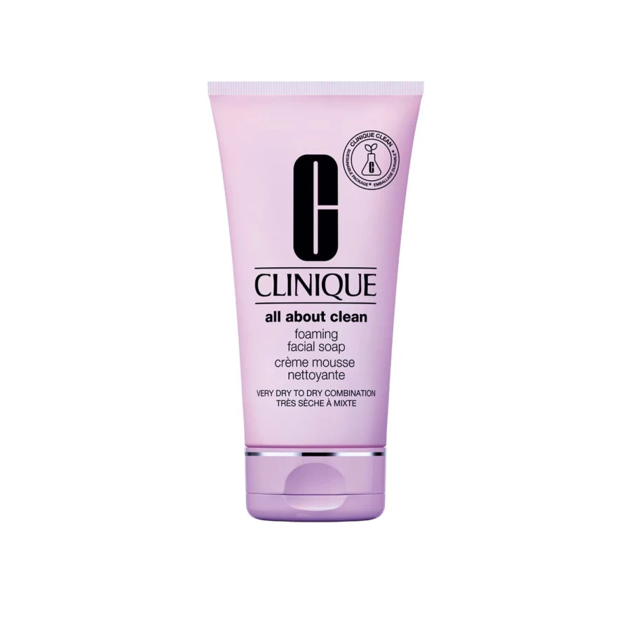 CLINIQUE Green Foaming Facial Soap for All Skin Types - 150ml Deep Cleansing Formula
