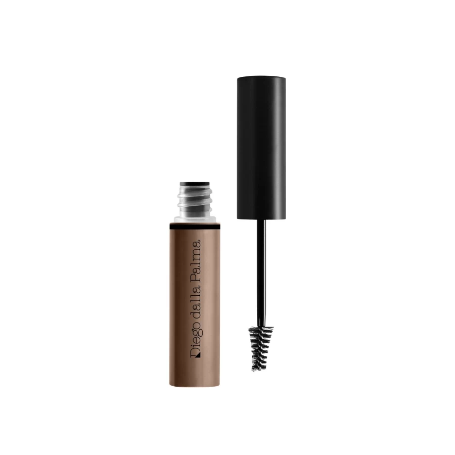DIEGO DALLA PALMA Volumizing Eyebrow Fixer with Fibers - Tinted Brow Gel in Dove Grey for Fuller Brows