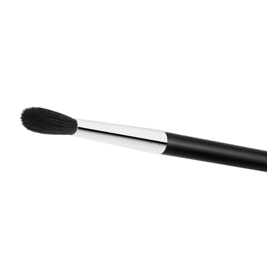 MAC COSMETICS 224S Tapered Blending Brush - Black Professional Makeup Brush for Precision Blending