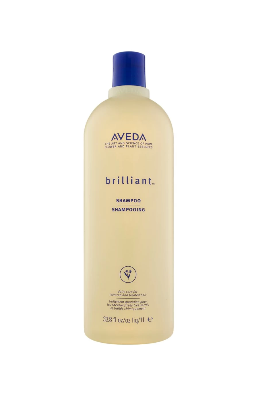 AVEDA Brilliant Shampoo 1000ml - White for Shiny, Healthy Hair