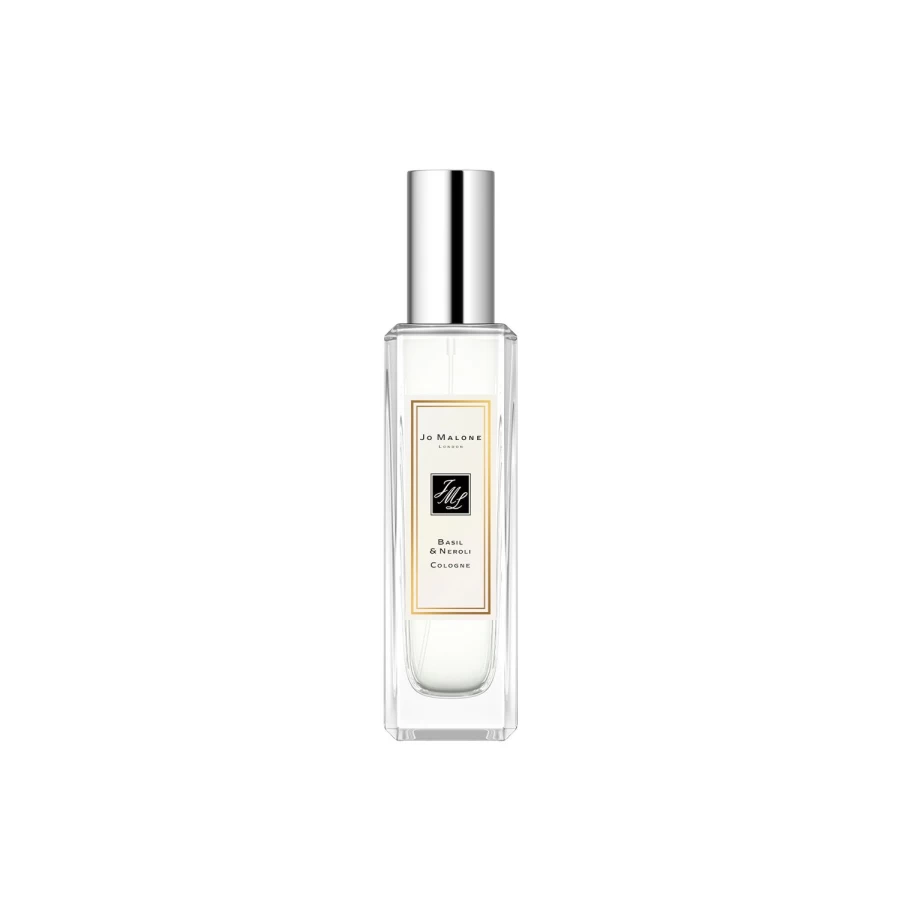 JO MALONE LONDON Basil & Neroli Cologne 30ml - Fresh Herbal & Floral Scent - Beige Bottle - Luxury Perfume for Women & Men