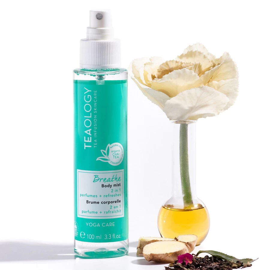 TEAOLOGY Breathe Body Mist - 100ml Light Blue Fragrance Mist for Women, Hydrating & Refreshing