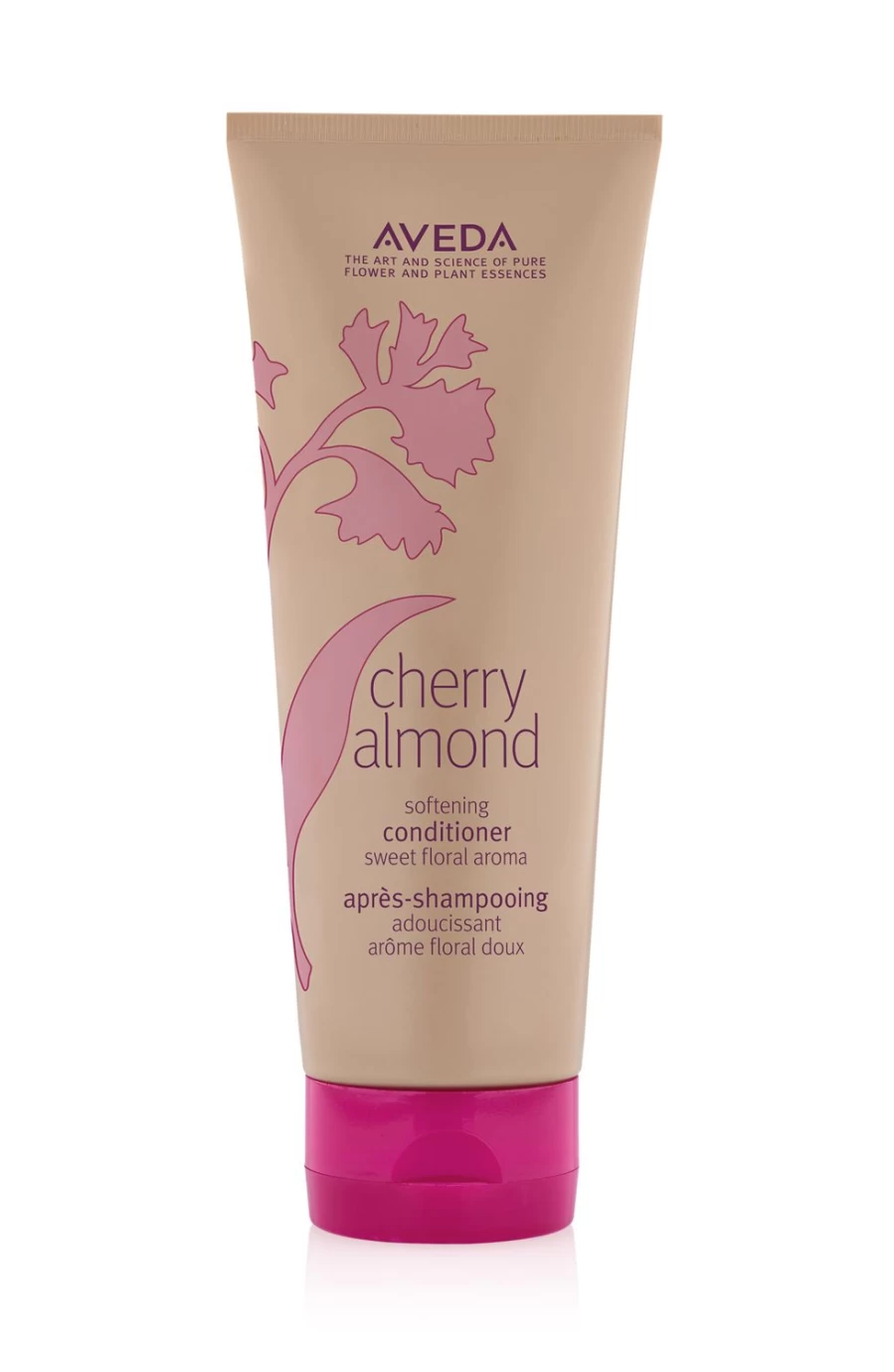 AVEDA Cherry Almond Softening Conditioner 200ml - Moisturizing & Nourishing Hair Care for Softness, Beige