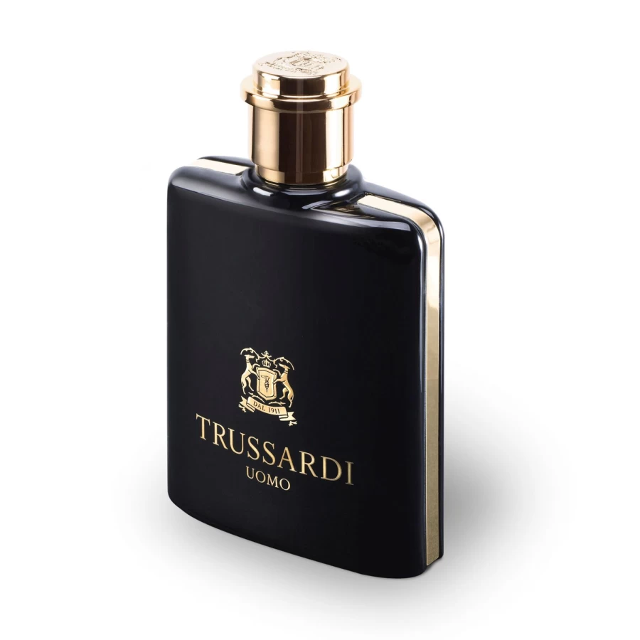 TRUSSARDI Uomo Black Eau De Toilette for Men - 100ml Fragrance Spray