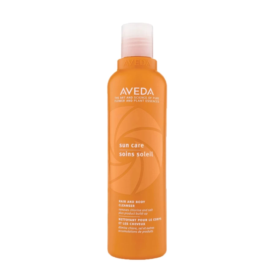 AVEDA Orange Suncare Hair & Body Cleanser 250ml - UV Protection for Hair & Skin