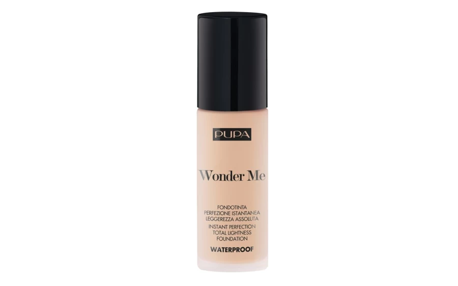 PUPA MILANO Wonder Me Foundation - 010 Porcelain, Lightweight Liquid Makeup for Flawless Coverage