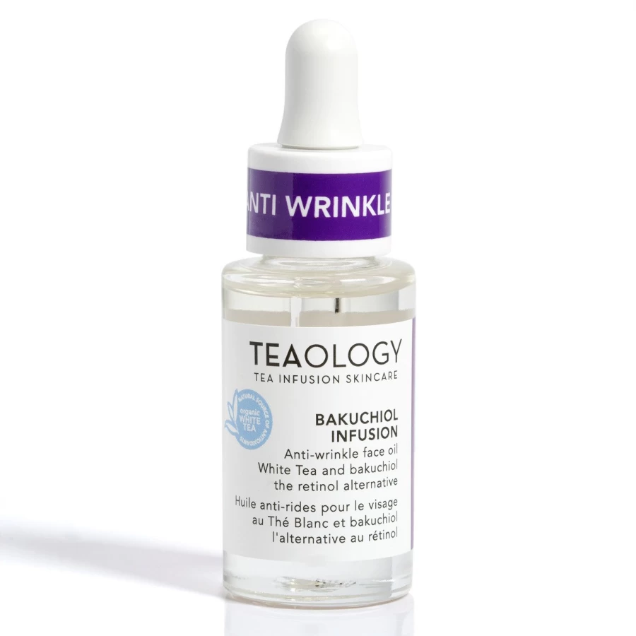 TEAOLOGY Bakuchiol Infusion - Transparent Anti-Aging Facial Treatment with Natural Retinol Alternative