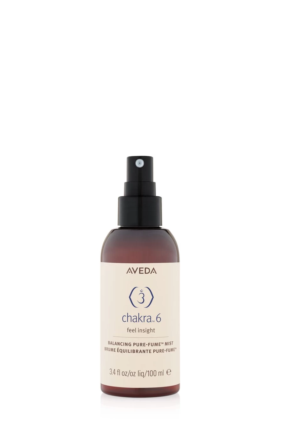 AVEDA Chakra Balancing Body Mist - 100ml Aromatherapy Spray for Energy & Relaxation, Brown Bottle