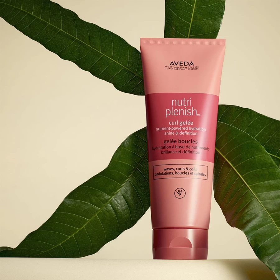 AVEDA Nutriplenish Curl Gelee for Defined Curls - Hydrating Hair Gel, White