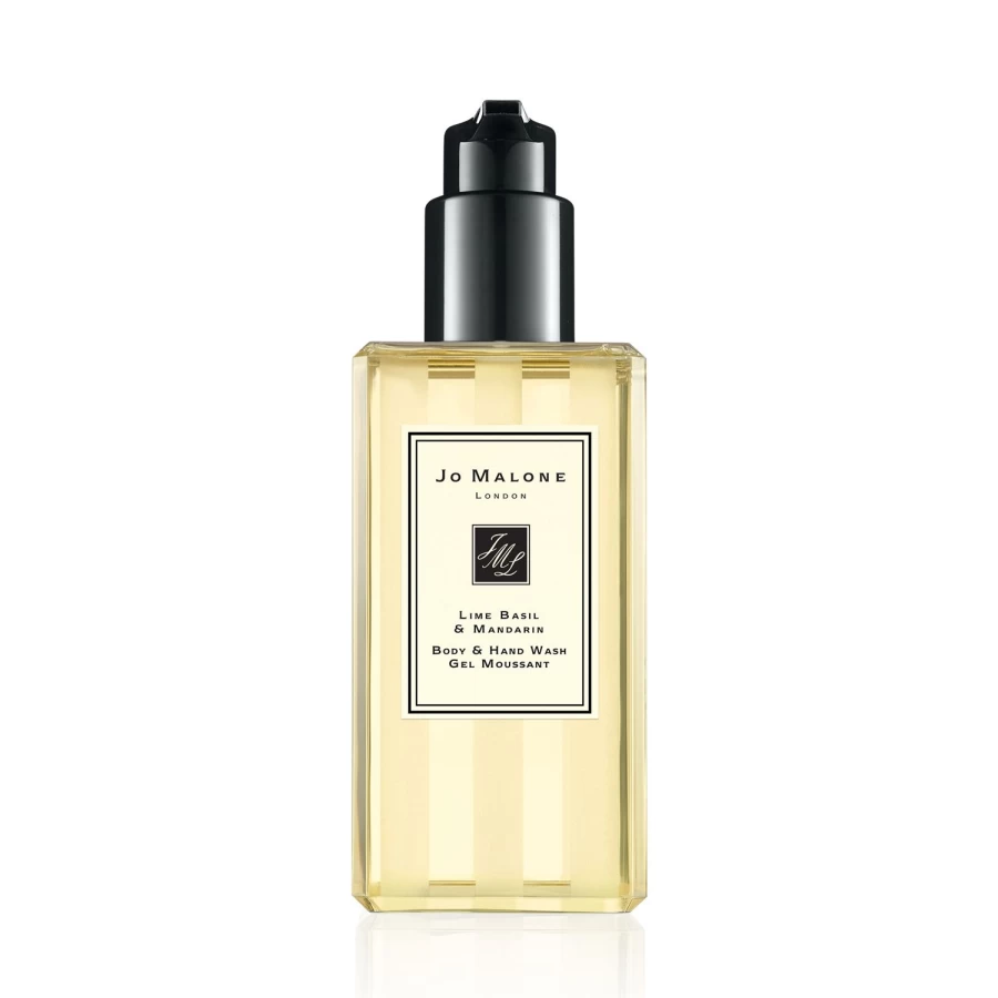 JO MALONE LONDON Lime Basil & Mandarin Body & Hand Wash 250ml - Luxury Scented Beige Soap for Bathroom & Home