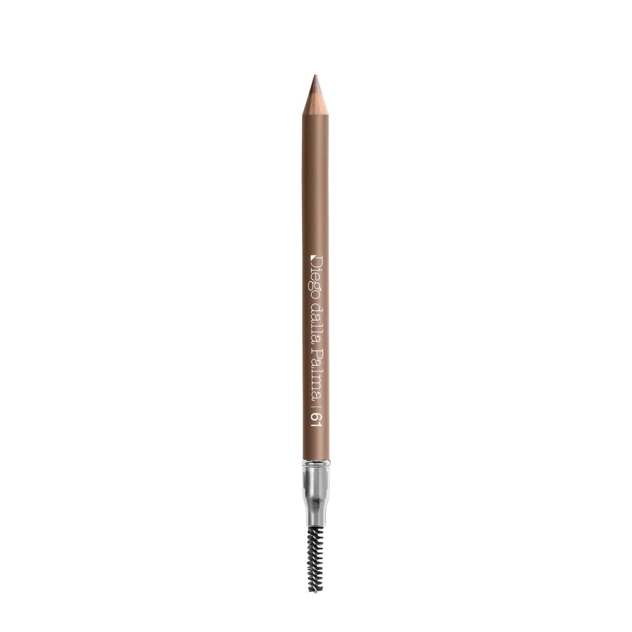 DIEGO DALLA PALMA Eyebrow Pencil Powder - Light Brown Cappuccino 61, Waterproof & Long-Lasting Brow Definer