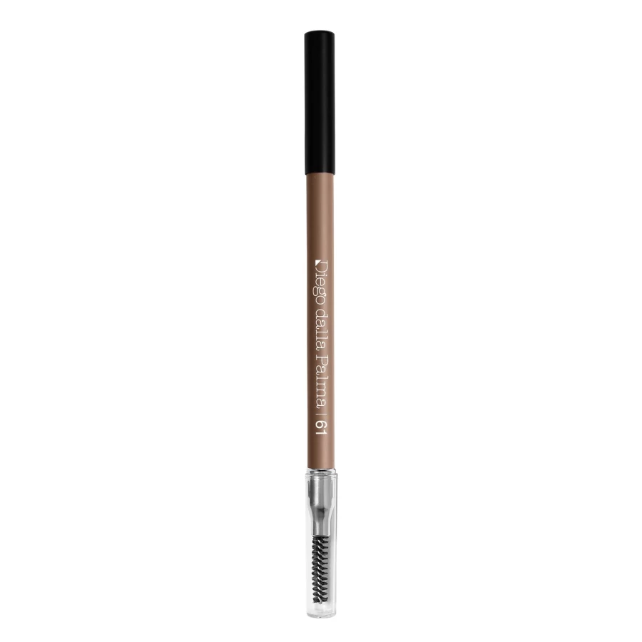DIEGO DALLA PALMA Eyebrow Pencil Powder - Light Brown Cappuccino 61, Waterproof & Long-Lasting Brow Definer