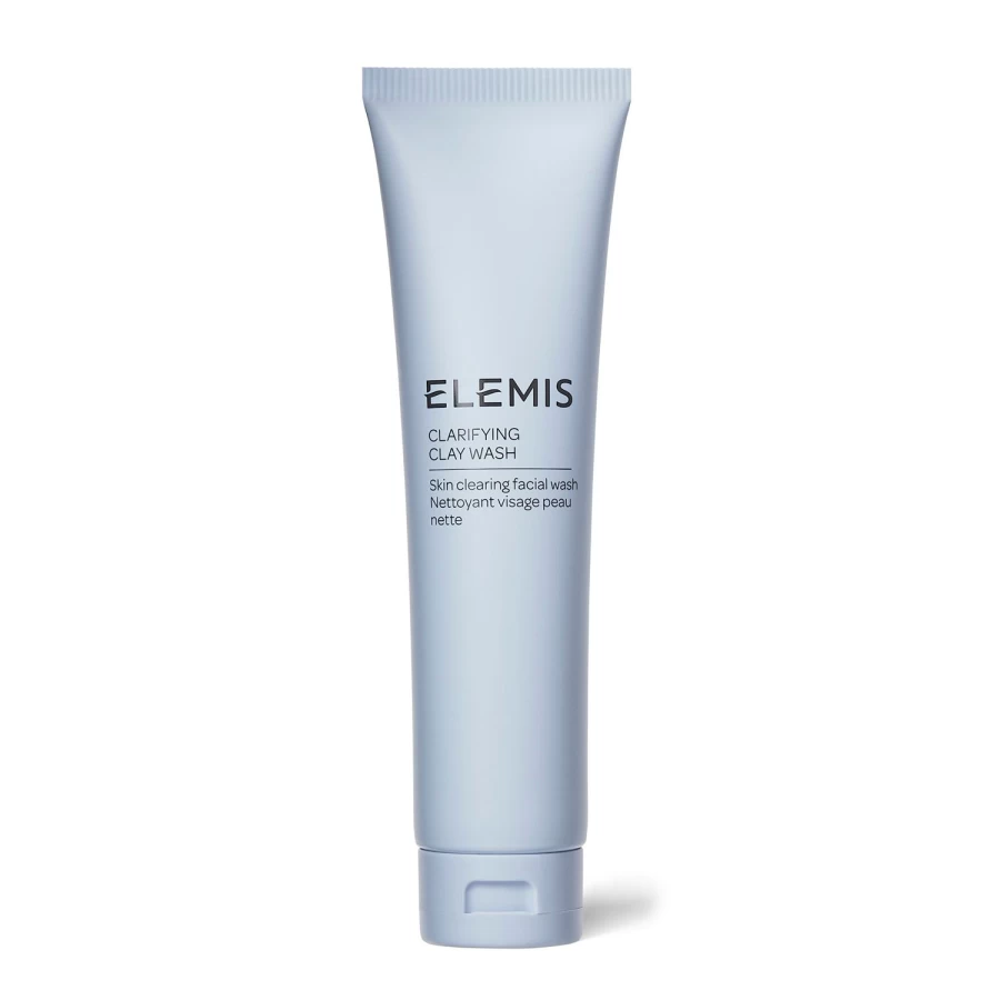 ELEMIS Clarifying Clay Wash - Deep Cleansing Light Blue Facial Cleanser for Balanced Skin