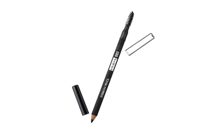 PUPA MILANO Eyebrow Pencil - 003 Dark Brown, Waterproof & Long-Lasting Brow Definer