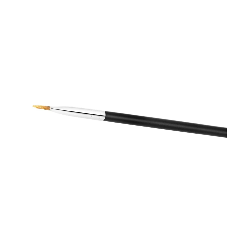MAC COSMETICS 208S Angled Brow Brush - Professional Angled Eyebrow Brush in Black for Precise Makeup Application