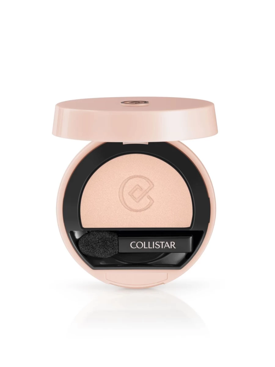 COLLISTAR Impeccable Compact Eye Shadow 100 Nude Matte - Long-Lasting Matte Finish