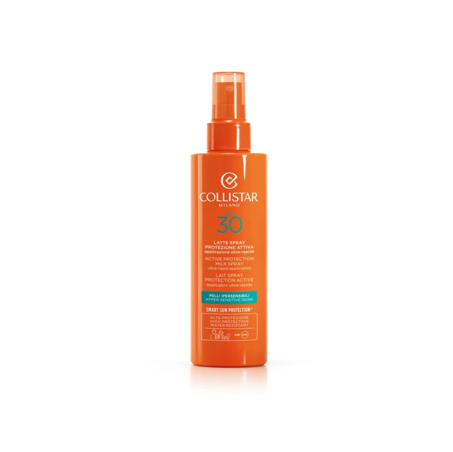 "COLLISTAR Active Protection Milk Spray SPF 30 for Hyper-Sensitive Skin – Orange"