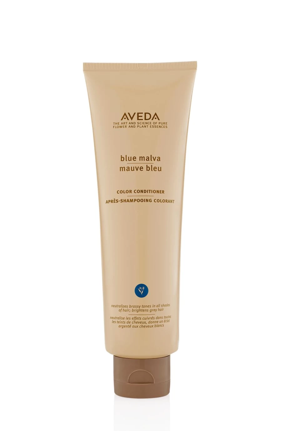 AVEDA Blue Malva Conditioner 250ml - Beige Tones for Blonde & Gray Hair - Sulfate-Free, Vegan Hair Care