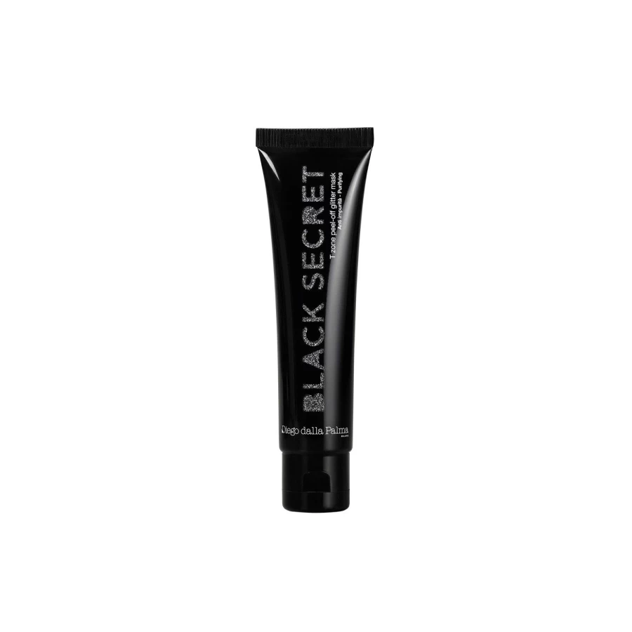 DIEGO DALLA PALMA Secret T-Zone Peel Off Glitter Mask - Black Charcoal Detoxifying Face Mask