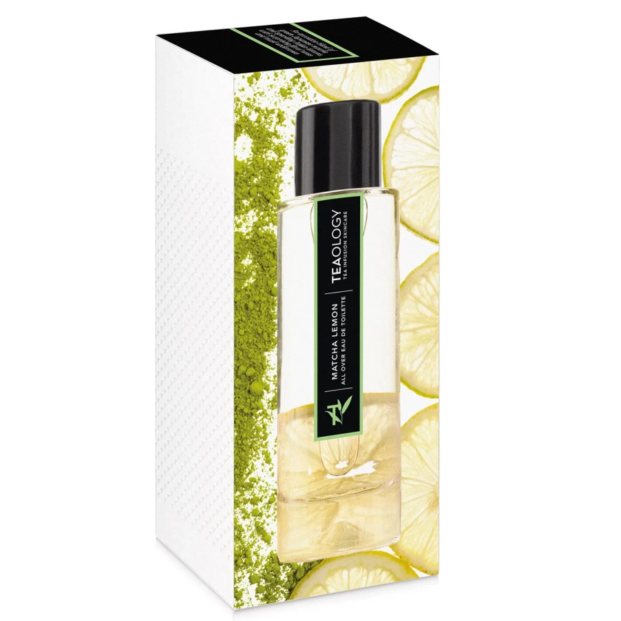 TEAOLOGY Matcha Lemon Eau De Toilette for Women, 100ml Fresh White Scent, Refreshing Citrus & Green Tea Fragrance