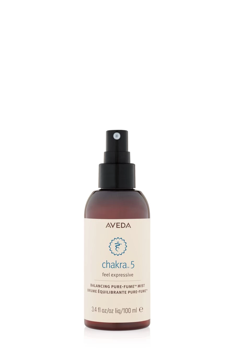 AVEDA Chakra Balancing Body Mist 05 - 100ml Aromatherapy Spray for Energy & Relaxation, Brown
