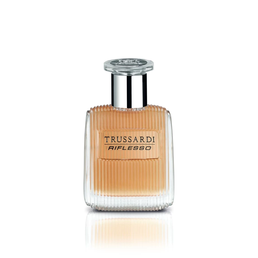 TRUSSARDI Riflesso Silver Grey Eau De Toilette for Men & Women - 30ml Fresh Fragrance