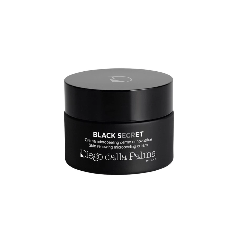 DIEGO DALLA PALMA Secret Black Skin Renewing Micropeeling Cream - Exfoliating Face Treatment