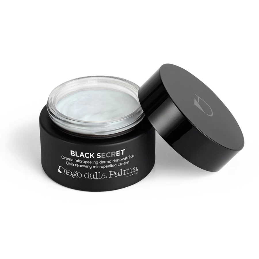 DIEGO DALLA PALMA Secret Black Skin Renewing Micropeeling Cream - Exfoliating Face Treatment