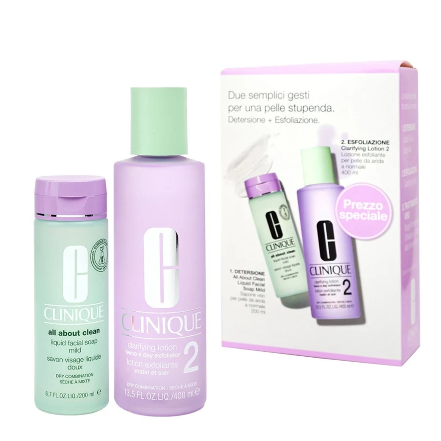 Clinique Clarifying Lotion 400ml for Dry to Normal Skin - White