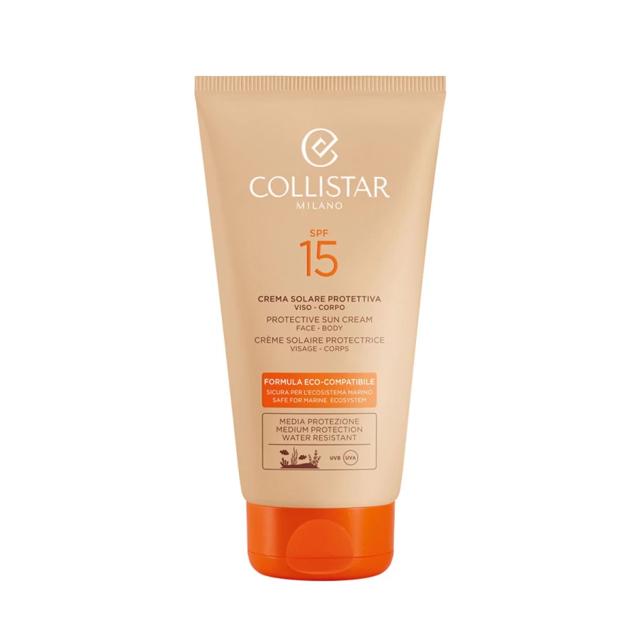 COLLISTAR Protective Sun Cream SPF 15 with Orange Extracts for Daily UV Defense