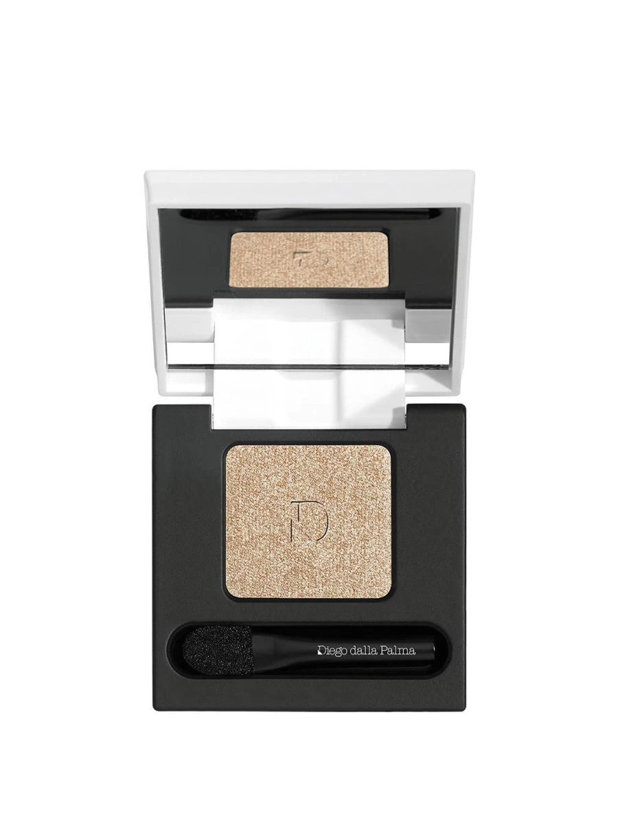 DIEGO DALLA PALMA Compact Powder For Eyes - 102 Champagne Yellow, Long-Lasting Matte Finish