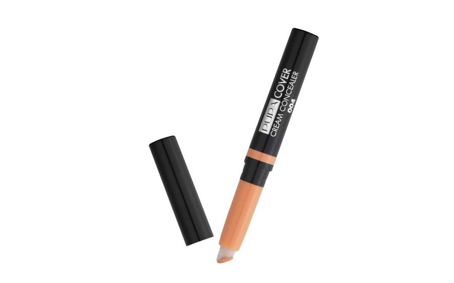 PUPA MILANO Cover Cream Stick Concealer - 004 Orange, Full Coverage, Long-Lasting, Waterproof