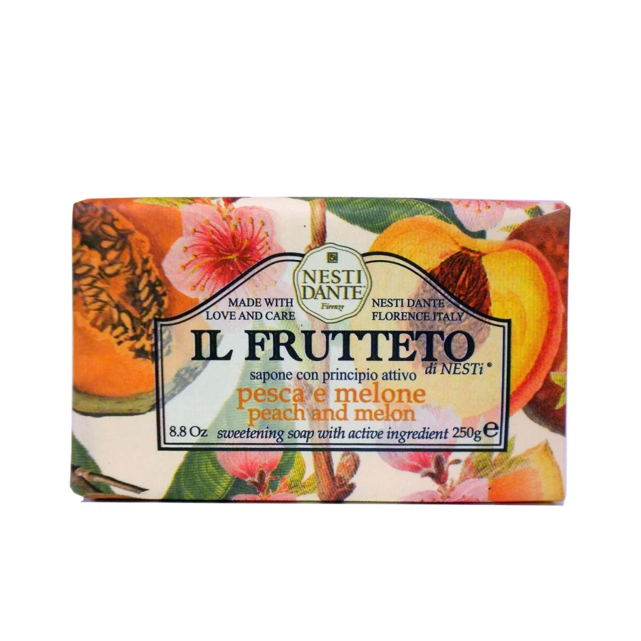 NESTI DANTE Il Frutteto - Peach and Melon Scented Orange Bath Soap