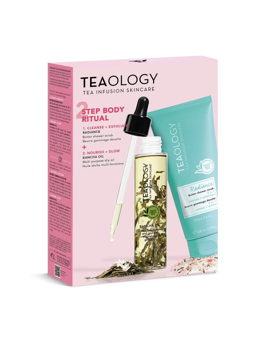 TEAOLOGY Bancha Oil Two-Step Body Ritual - Luxurious Pink Hydrating Treatment